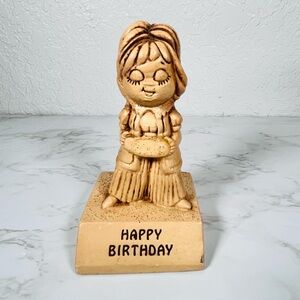 Vintage "Happy Birthday" Figurine
